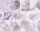 Korean Blush Almond press-on nails with soft blush pink tones and glossy milky white finish by NEWRUSH