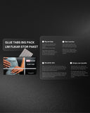 NEWRUSH Glue Tabs adhesive tabs for reusable press-on nails with strong hold and easy removal
